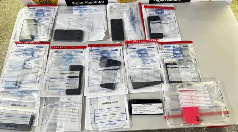 Operação Mobile autua 7 pessoas e recupera mais 15 celulares furtados e roubados