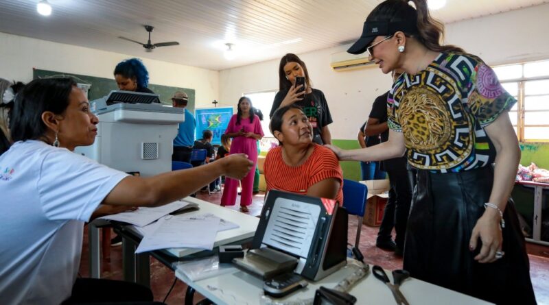 Primeira-dama de MT participa do Mutirão da Cidadania e Mutirão SER Família em Feliz Natal e Vera