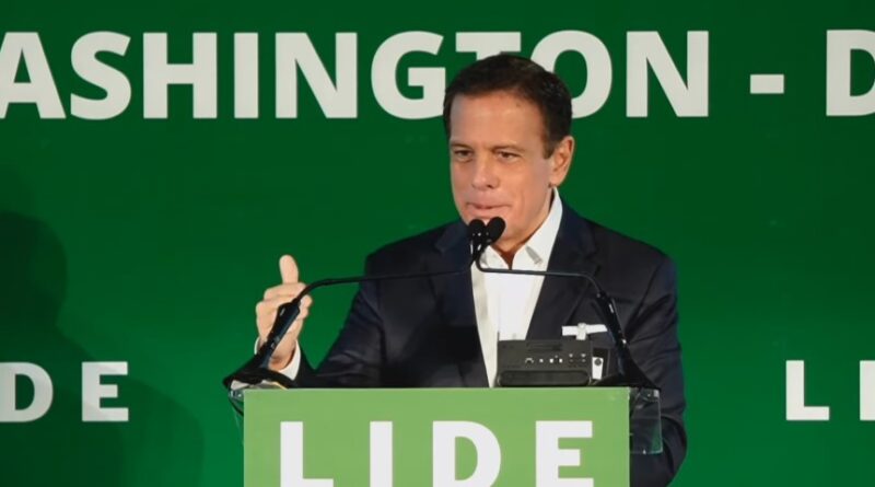 "Crescimento em MT ocorre por segundo; é o Brasil que a gente precisa conhecer", afirma João Doria