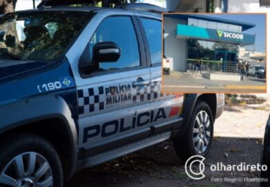 15:37 - 
							Bandidos invadem agência do Sicoob, arrombam cofre e levam R$ 280 mil e arma de segurança