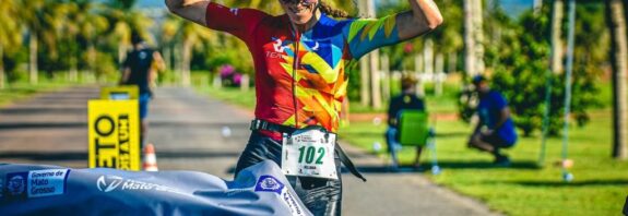 Bombeira militar de MT se classifica e vai disputar Mundial de Triathlon 2026