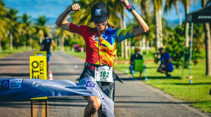 Bombeira militar de MT se classifica e vai disputar Mundial de Triathlon 2026