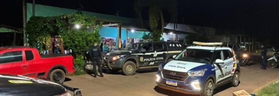 Polícias Civil e Militar realizam operações integradas em Santa Cruz do Xingu e Santo Antônio do Fontoura