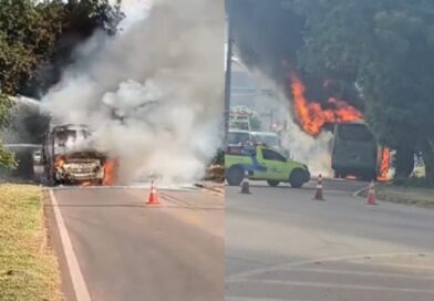 18:51 - 
							Ônibus de frigorífico é destruído por incêndio na BR-364 em Rondonópolis:  veja vídeo