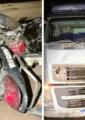 20:33 - 
							Homem morre após tentar ajustar carga de milho na garupa de moto e bater de frente com caminhão