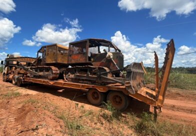Sema apreende 3 tratores durante fiscalização ambiental em Santa Helena e Marcelândia